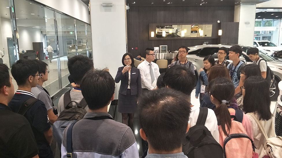LEXUS士林所廖珠卿所長熱情向學員分享職場心得